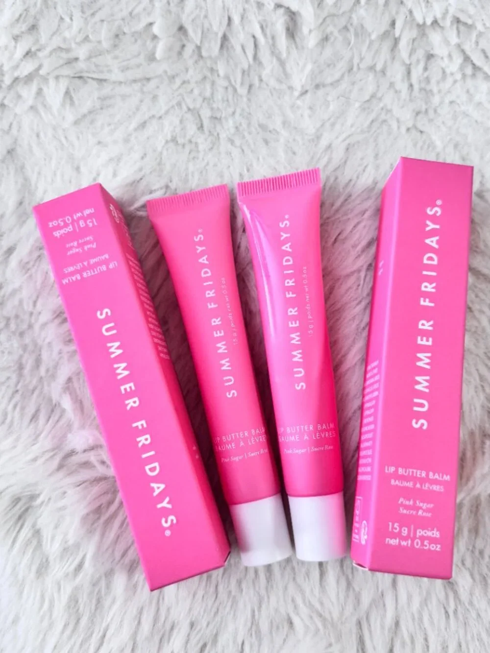 1pc/ Pink Sugar  /Summer Fridays Lip Butter Balm Conditioning Lip Mask New box